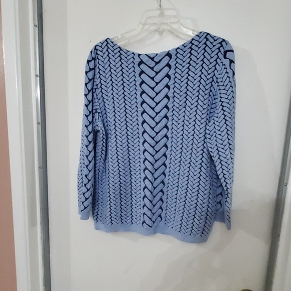 Abstract Rope-like Patterned Sweater - Picture 3 of 5